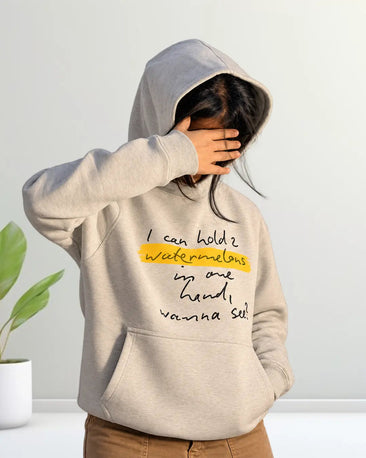 Watermelon Hoodie | Funny Quote & Oversized Back Print Hoodie | Inkstyles 