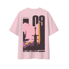 Graveyard of Swords Oversized T-Shirt (Pink) Inkstyles