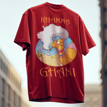 Unisex Oversized Round Neck Camel Back Printed T-shirt 