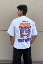 HypnoCat: The Boss Edition Oversized T-shirt (White) Inkstyles