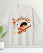 Nimbus Night Flight Cute Wizard Graphic Tee 