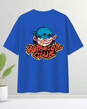 Antisocial Club Cartoon Graphic Oversized T-shirt 