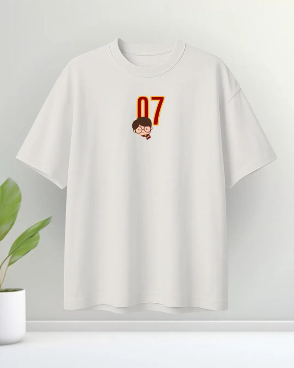 Seeker 07 Jersey-Style Unisex Oversized Round Neck T-shirt 
